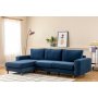 Atelier del Sofa Ugaona garnitura Berlin Left Navy Blue - slika 1