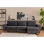 Atelier del Sofa Ugaona garnitura Berlin Right Anthracite - slika 2