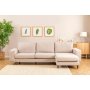 Atelier del Sofa Ugaona garnitura Berlin Right Cream v2 - slika 3