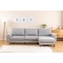 Atelier del Sofa Ugaona garnitura Berlin Right Light Grey - slika 4