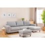 Atelier del Sofa Ugaona garnitura Berlin Right Light Grey - slika 1