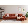 Atelier del Sofa Ugaona garnitura Berlin Right Tile Red - slika 2