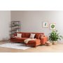 Atelier del Sofa Ugaona garnitura Berlin Right Tile Red - slika 1