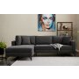 Atelier del Sofa Ugaona garnitura Berlin Left Anthracite Black - slika 1