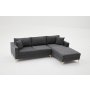 Atelier del Sofa Ugaona garnitura Berlin Right Anthracite Gold - slika 4
