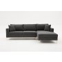 Atelier del Sofa Ugaona garnitura Berlin Right Anthracite Gold - slika 5