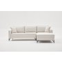 Atelier del Sofa Ugaona garnitura Berlin Right Cream Black - slika 3