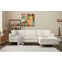Atelier del Sofa Ugaona garnitura Berlin Right Cream Gold - slika 1