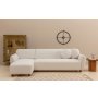 Atelier del Sofa Ugaona garnitura Eddy Corner Left (CHL 3R) White - slika 1