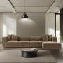 Atelier del Sofa Ugaona garnitura Sora (L1 O1 O1 1R POUFFE ) Brown - slika 2