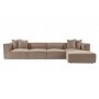 Atelier del Sofa Ugaona garnitura Sora (L1 O1 O1 1R POUFFE ) Cappucino - slika 3