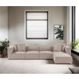 Atelier del Sofa Ugaona garnitura Sora (L1 O1 O1 1R POUFFE ) Sand Beige - slika 1