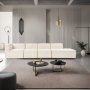 Atelier del Sofa Ugaona garnitura More M (M4 M1 M1 M7) Cream - slika 2