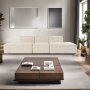 Atelier del Sofa Ugaona garnitura More M(M4 M1 M3) Cream - slika 1