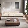 Atelier del Sofa Ugaona garnitura More M (M8 M1 M3) Cream - slika 1
