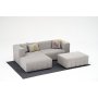 Atelier del Sofa Ugaona garnitura Beyza Mini Left Light Grey - slika 3