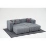Atelier del Sofa Ugaona garnitura Beyza Mini Right Grey - slika 4