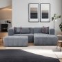 Atelier del Sofa Ugaona garnitura Beyza Mini Right Grey - slika 1