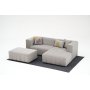 Atelier del Sofa Ugaona garnitura Beyza Mini Right Light Grey - slika 3