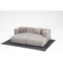 Atelier del Sofa Ugaona garnitura Beyza Mini Right Light Grey - slika 4