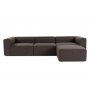 Atelier del Sofa Ugaona garnitura Fora Dark Brown - slika 3