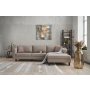 Atelier del Sofa Ugaona garnitura Kale Linen Right Cream - slika 1