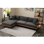 Atelier del Sofa Ugaona garnitura Liva Left Anthracite - slika 2