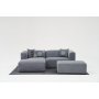 Atelier del Sofa Ugaona garnitura Linden Mini Left Grey - slika 2