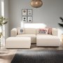 Atelier del Sofa Ugaona garnitura Linden Mini Right Cream - slika 1
