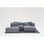 Atelier del Sofa Ugaona garnitura Linden Mini Right Grey - slika 2