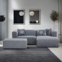 Atelier del Sofa Ugaona garnitura Linden Mini Right Grey - slika 1