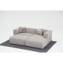 Atelier del Sofa Ugaona garnitura Linden Mini Right Light Grey - slika 4