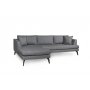 Atelier del Sofa Ugaona garnitura Bobo Left Grey - slika 3