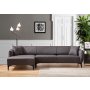 Atelier del Sofa Ugaona garnitura Belissimo Left Dark Grey - slika 2
