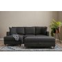 Atelier del Sofa Ugaona garnitura Eva Left Anthracite - slika 1