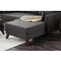 Atelier del Sofa Ugaona garnitura Bella Mini Corner Sofa Right Anthracite - slika 4