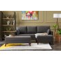 Atelier del Sofa Ugaona garnitura Bella Mini Corner Sofa Right Anthracite - slika 1