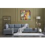 Atelier del Sofa Ugaona garnitura Fly Left Blue - slika 1