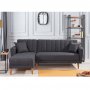 Atelier del Sofa Ugaona garnitura Aqua Corner Left Dark Grey - slika 2