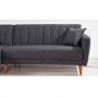 Atelier del Sofa Ugaona garnitura Aqua Corner Left Dark Grey - slika 3