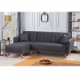 Atelier del Sofa Ugaona garnitura Aqua Corner Left Dark Grey - slika 1