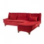 Atelier del Sofa Ugaona garnitura Kelebek Corner Right Claret Red - slika 5