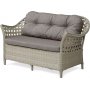 HANAH HOME Baštenska garnitura Bamberg Rattan Latte - slika 3