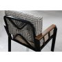 HANAH HOME Baštenska garnitura Tu Tienda Nergiz Black White - slika 3