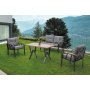 HANAH HOME Baštenska garnitura Tu Tienda Nergiz Grey - slika 1
