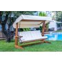 HANAH HOME Baštenska ljuljaška Viva 2400 Beige - slika 3
