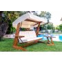 HANAH HOME Baštenska ljuljaška Viva 2400 Beige - slika 5