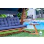 HANAH HOME Baštenska ljuljaška Viva 2400 Anthracite - slika 5