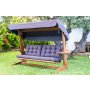 HANAH HOME Baštenska ljuljaška Viva 2400 Anthracite - slika 1