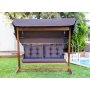 HANAH HOME Baštenska ljuljaška Viva 2200 Anthracite - slika 2